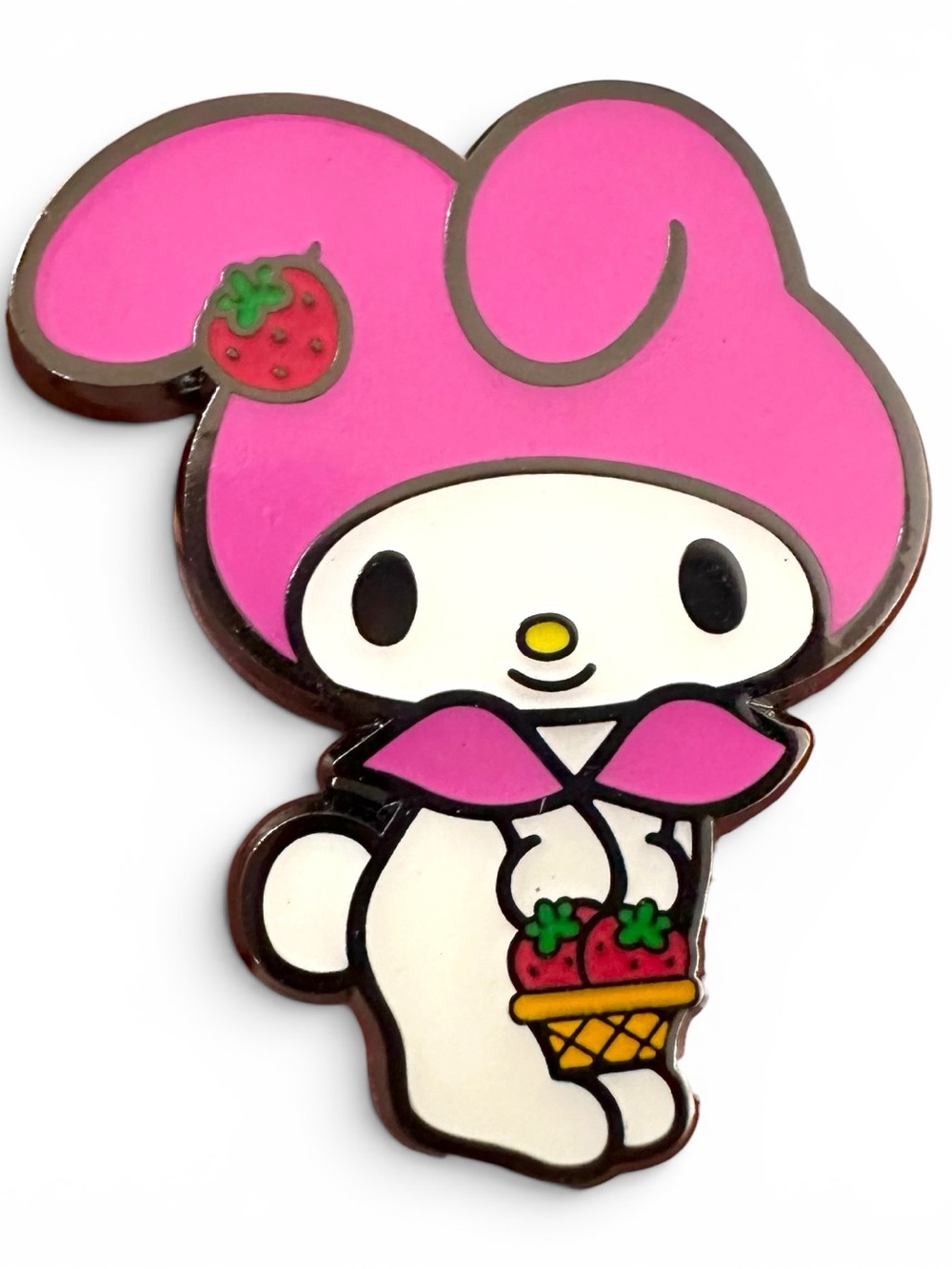 Sanrio My Melody Basket Of Strawberries Hello Kitty Blind Box Enamel Disney Pin